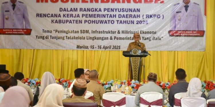 Target Turunkan Kemiskinan dan Pengangguran, Pemkab Pohuwato Gelar Musrenbangda 2026