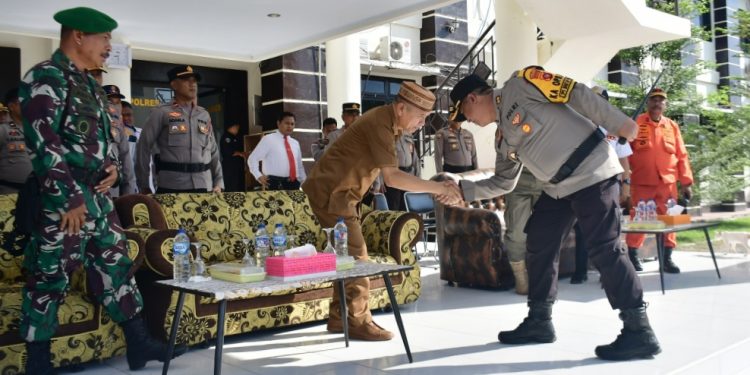 Apel Operasi Keselamatan Otanaha 2025 Digelar, Bupati Saipul Mbuinga Apresiasi Langkah Polres Pohuwato