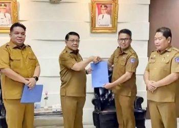 Denny Mangala Resmi Jabat Plh Kadis Kominfo Sulut, Gubernur Yulius: Kami Butuh Akselerasi Digital