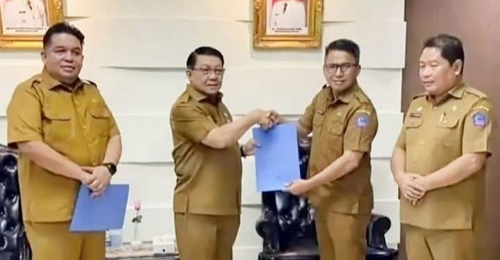 Denny Mangala Resmi Jabat Plh Kadis Kominfo Sulut, Gubernur Yulius: Kami Butuh Akselerasi Digital