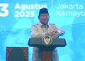 Prabowo Kelakar di Acara Guru: “Aku Presiden, Tapi Urusan Agama Tunduk Sama Menag”