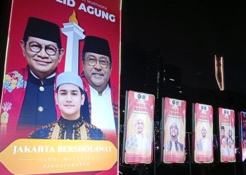 Ribuan Jemaah Padati Monas, Gubernur Pramono dan Rano Karno Hadiri ‘Jakarta Bersholawat’